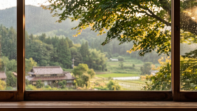 view from the window of a house