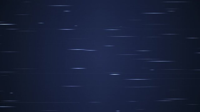 Abstract dark blue background with subtle light streaks and horizontal lines, digital noise effect, perfect for technology or sci-fi themes