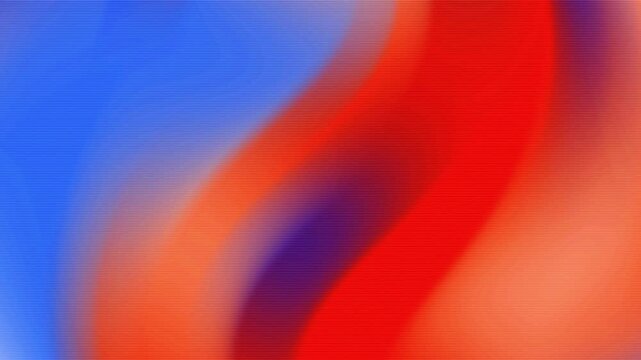 Abstract blue red orange gradient colors pattern background with soft blurred wavy shapes. Suitable for presentations, website designs, digital art, and backgrounds.