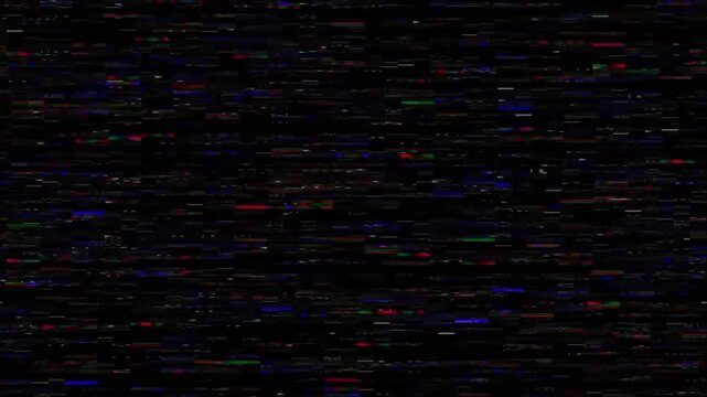 Abstract Digital Glitch Background with Static Noise Interference.