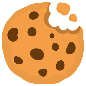 cartoon illustration of cookie