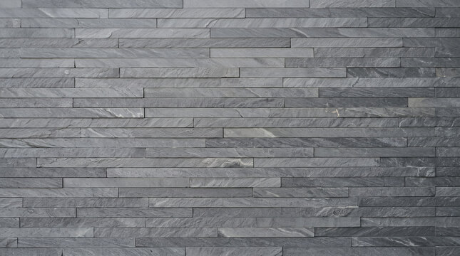 Dark Gray Slate Stone Cladding Wall Texture Background