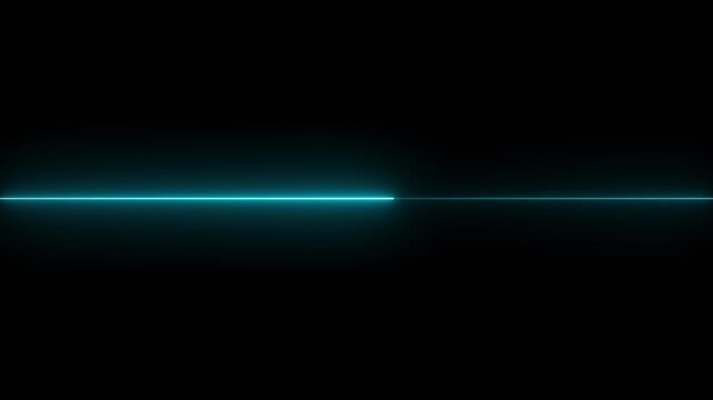 Neon lights blinking lines moving animation. Seamless loop animation of glowing neon line. 4k animation Horizontal glowing colorful neon line animation .Neon color lines as colorful laser wallpaper.