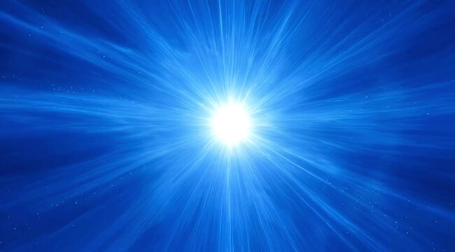 Intense Blue Light Burst Abstract Background Energy Rays Digital Flare Brightness Radiance Background Texture