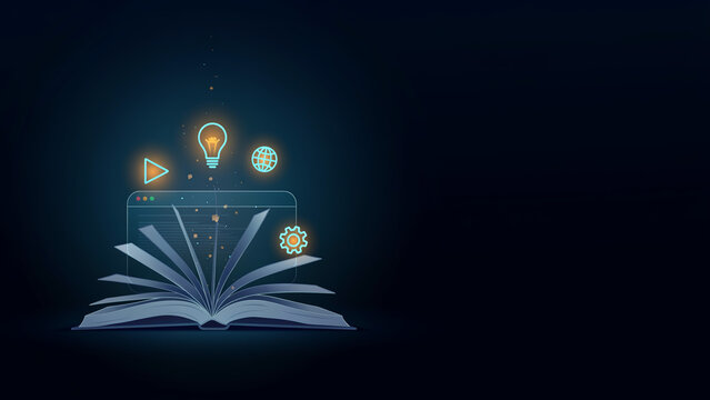magic book with candle