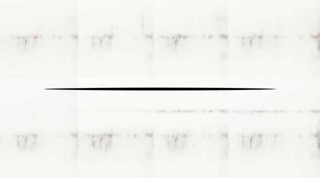 Single thin black horizontal line on textured paper background