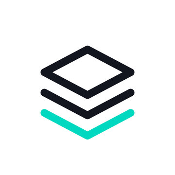 Training Data Layers Icon - Machine Learning Vector Illustration