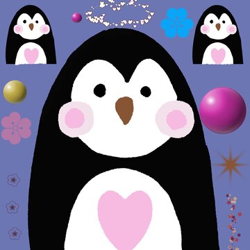 Picture of a cute little penguin.
