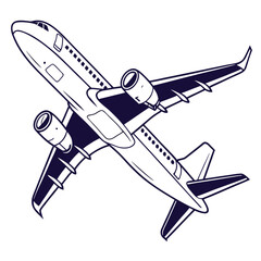 vector illustration of airplane © Kamran