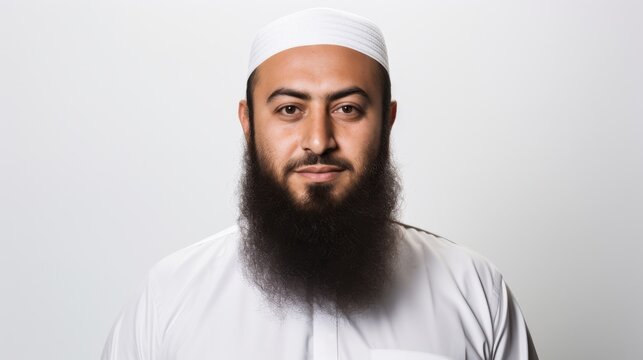Muslim religious figure portrait