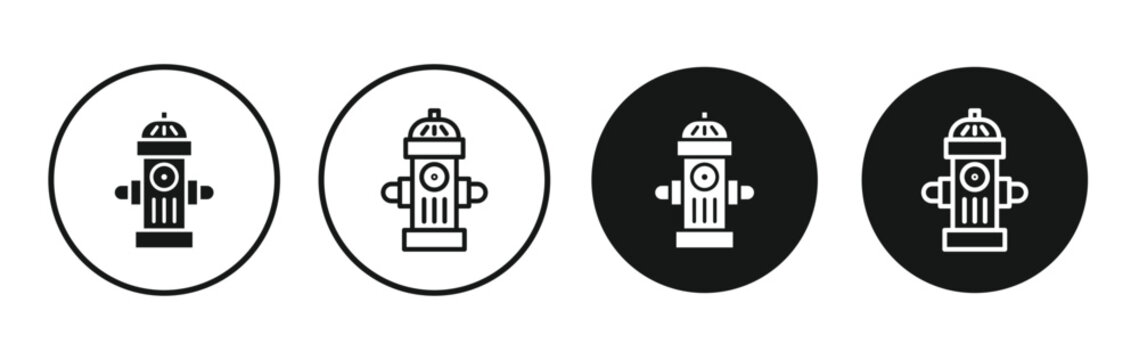 Fire hydrant icon for apps projects