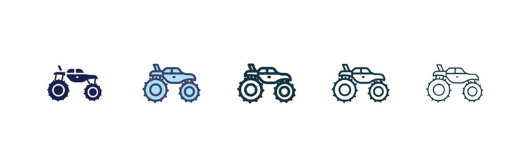 Monster truck icon for apps projects © afsana