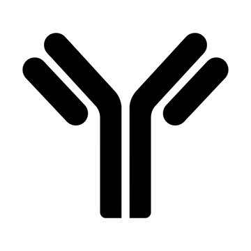 antibody glyph icon