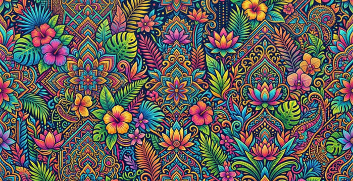 digital Colour ful Allovar design HD