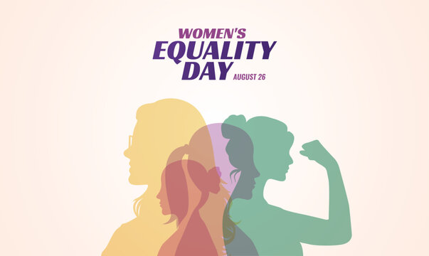 Women's Equality Day concept vector illustration background.