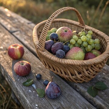 colorful studio still life of a vitamin rich frui