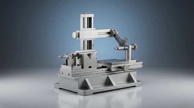 Inspection jig 3D render, quality control fixture, dimensional checking jig, manufacturing inspection system, production verification accessory, metrology fixture