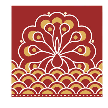 Peacock Feather Motif