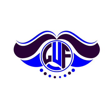 LUF letter logo creative design. LUF unique design