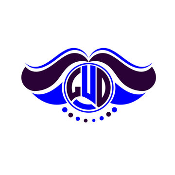 LUO letter logo creative design. LUO unique design