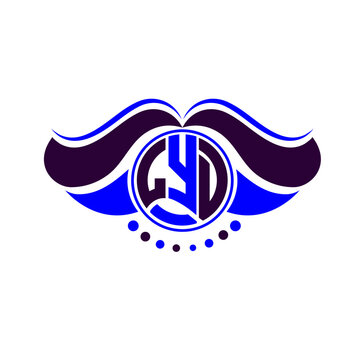 LYD letter logo creative design. LYD unique design