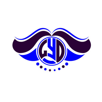 LYO letter logo creative design. LYO unique design
