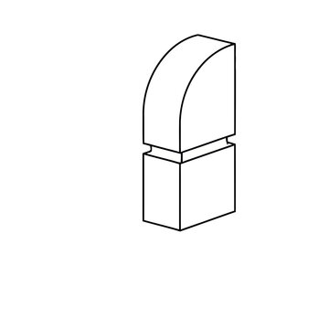 Isometric 90 degree elbow pipe fitting