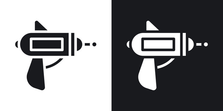 Blaster icon vector illustrations series