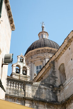 Dubrovnik, Croatia-August 06, 2017: Streets and architecture of the Old Town