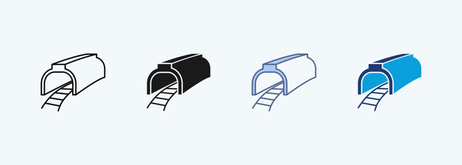 Tunnel multiple style icon collection © Joko