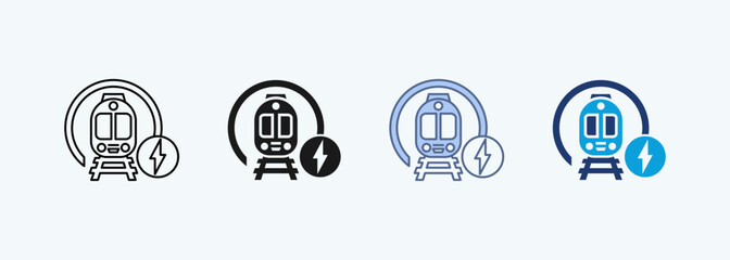 Train multiple style icon collection © Joko