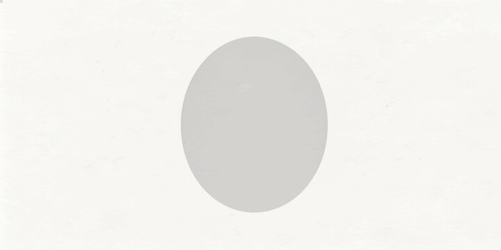 Single White Egg with Soft Shadow Isolated on White Background, Minimal 3D Food Object Macro Closeup for Easter, Abstract Round Symbol Illustration