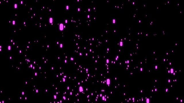 A video in which multiple capsules well up from below seamlessly looping alpha channel