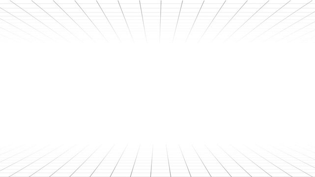 Seamless black grid lines motion background. Animated geometric pattern for digital design and tech presentations.