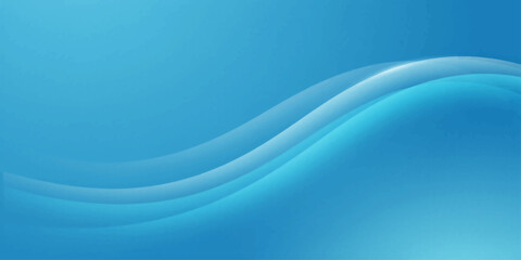 Naklejka premium Abstract Blue Wave Background with Flowing Light Lines Dynamic Vector Illustration for Modern Business Wallpaper and Smooth Artistic Design Texture