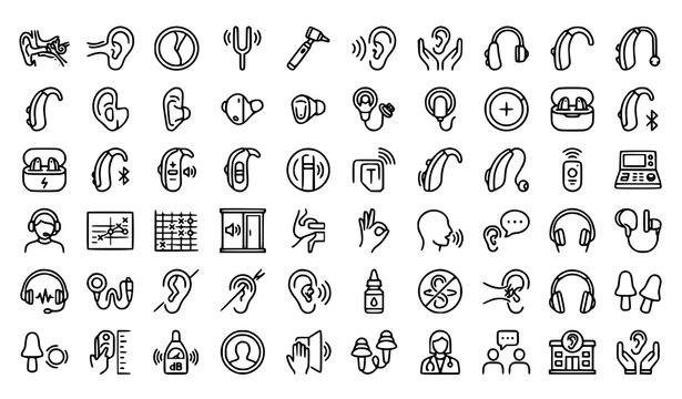Medical Oxygen Cylinder Line Icons Set Editable Stroke Respiratory Equipment Vector Collection