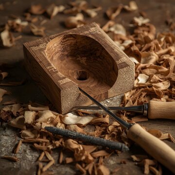 Wood Carving Statue Grain Hand Tools