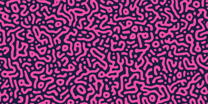 Abstract seamless turing pattern background.