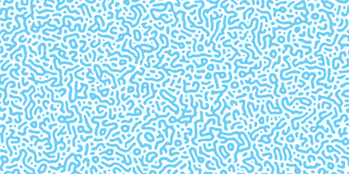 Abstract Turing organic wallpaper with background. Seamless noise turing pattern repeating stipple vector texture. Vector illustration. Turing reaction diffusion monochrome. chaotic motion. white, 3d.