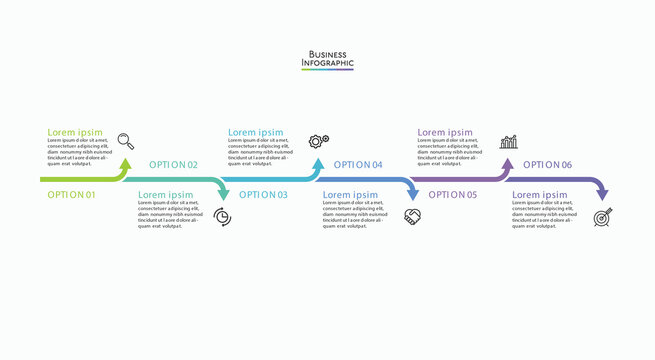 Timeline gantt chart infographic template background