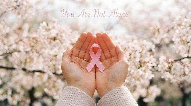 Breast cancer awareness month support you are not alone