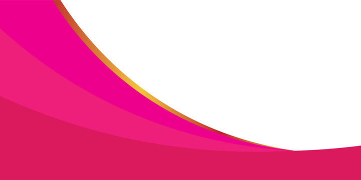 Luxury pink and gold wave background template for premium creative certificate