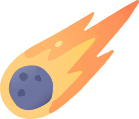 Rocky Meteorite Space Astronomy Design © Victory