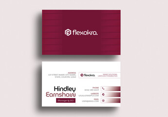 Luxury Brand Business Card Template Design