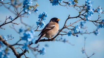 Obraz premium bird on the branch