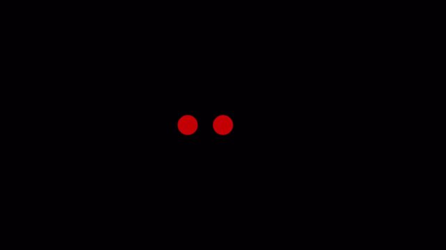 Dot Loading Animation Sequential Dynamic magenta three dot loader a smooth 2D motion graphic featuring dots gracefully bouncing from an invisible floor, seamlessly isolated on a simple background. 