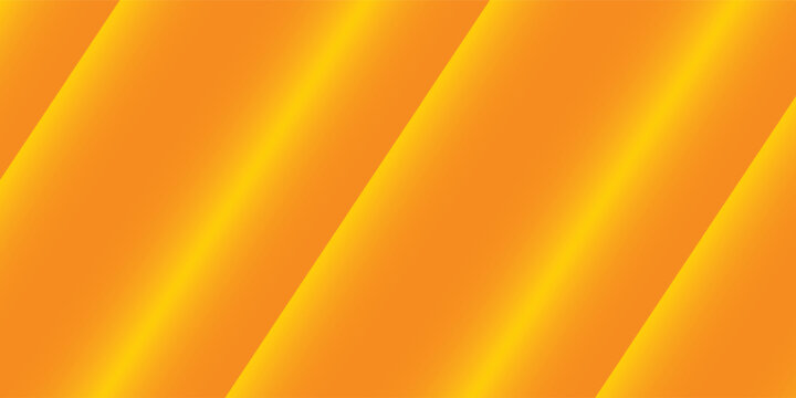 Abstract Yellow Background with Waves. Vector Minimal Banner.