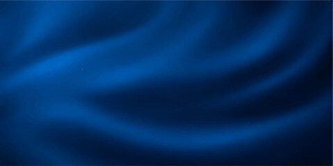Fototapeta premium Abstract Blue Silk Satin Fabric Background with Flowing Waves Smooth Luxury Textile Texture Soft Light Curves Elegant Wallpaper Design and 3D Motion Backdrop