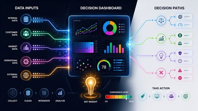 Data Driven Decision Making Infographic