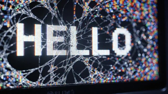 Flashing monitor pixels show broken signal in VSRExport at office setting
